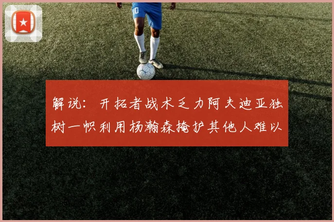 解说：开拓者战术乏力阿夫迪亚独树一帜利用杨瀚森掩护其他人难以配合